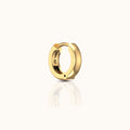 14K Solid Gold Essential Wide Hoop Earring